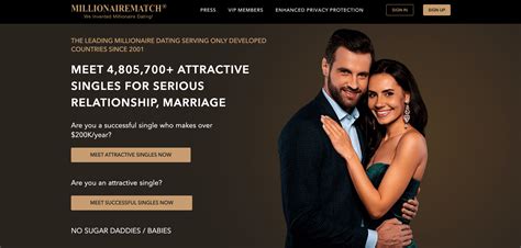 dating sites to find a millionaire